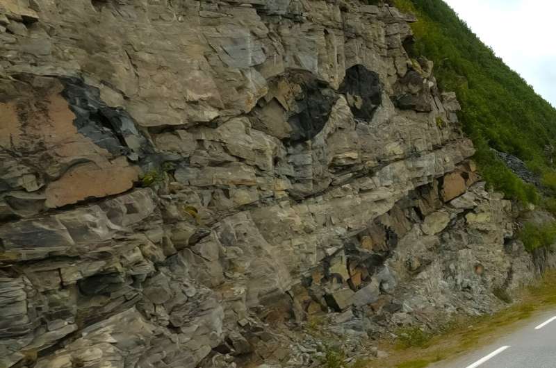 Dykes in Norway cutting into older layered sandstone rocks. Credit: Cato Andersen/Mapillary, CC BY-SA A groundbreaking discovery: how researchers found remnants of Earth's primordial crust near Perth
